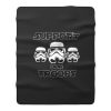 Support Our Troops Stormtrooper Star Wars Darth Vader Jedi Movie Fleece Blanket