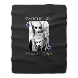 Switchblade Symphony Gothic 90s Fleece Blanket