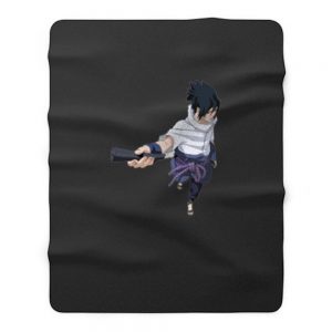 Sword Sasuke Uchiha Naruto Anime Fleece Blanket