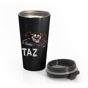 TAZ Tazmania Devil Looney Tunes Classic Cartoon Stainless Steel Travel Mug