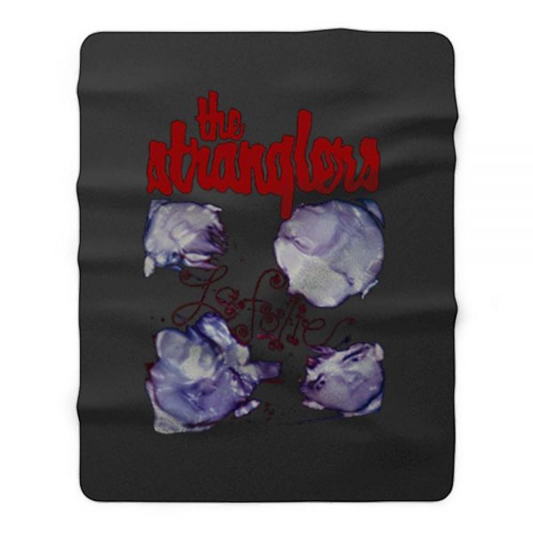 THE STRANGLERS LA FOLIE BLACK PUNK ROCK THE DAMNED THE RUTS Fleece Blanket