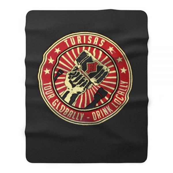 TURISAS CHEERS FOLK METAL POWER METAL VIKING METAL Fleece Blanket