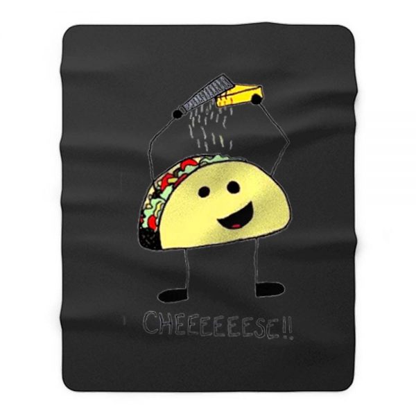 Taco Cheese Grater Fleece Blanket