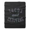 Tacos Cervezas Fleece Blanket