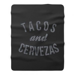 Tacos Cervezas Fleece Blanket