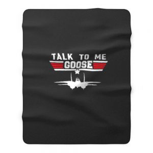 Talk Me Goose Air Force Fleece Blanket