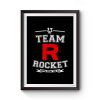Team Rocket Gotta Steal Em All LADY FIT Pikachu Sun Moon Premium Matte Poster