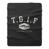 Tgif Fishing Fleece Blanket