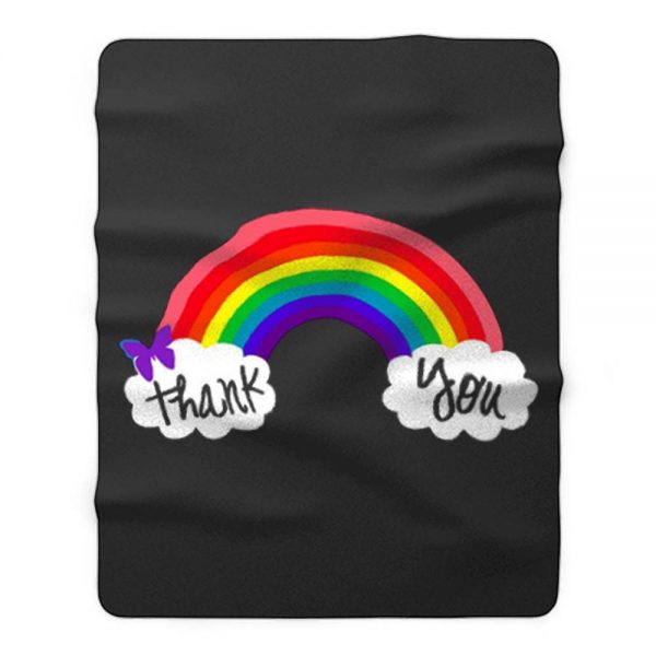 Thank you NHS Rainbow Fleece Blanket