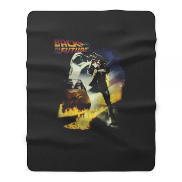 The Back Future Movie Fleece Blanket