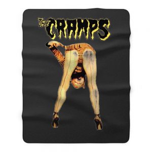 The Cramps Can Your Pussy Do The Dog Fleece Blanket