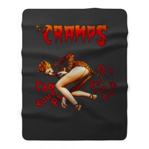 The Cramps Can Your Tiger Pussy Do The Dog Fleece Blanket