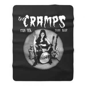 The Cramps Stay Sick Turn Blue Fleece Blanket