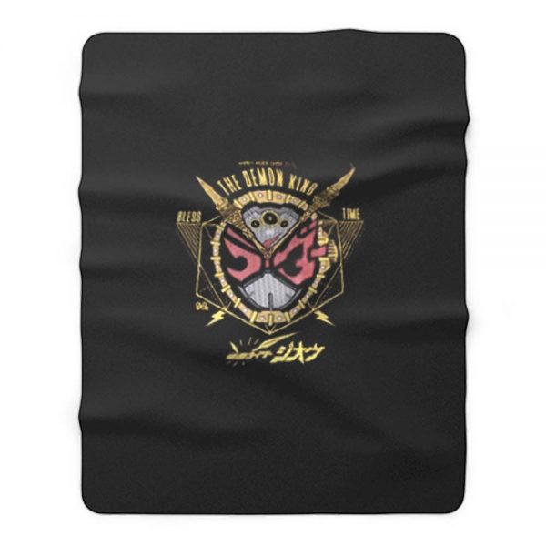 The Demon King Bless Time Kamen Rider Fleece Blanket