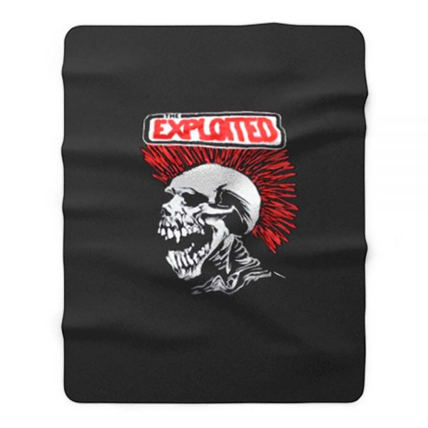 The Exploited Punk Band Fleece Blanket