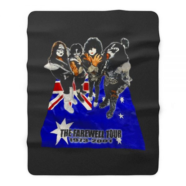 The Farewall Tour Kiss Fleece Blanket