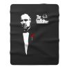 The Godfather 1972 Movie Don Corleone Long Sleeve Fleece Blanket