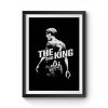 The King and AI White Text Premium Matte Poster
