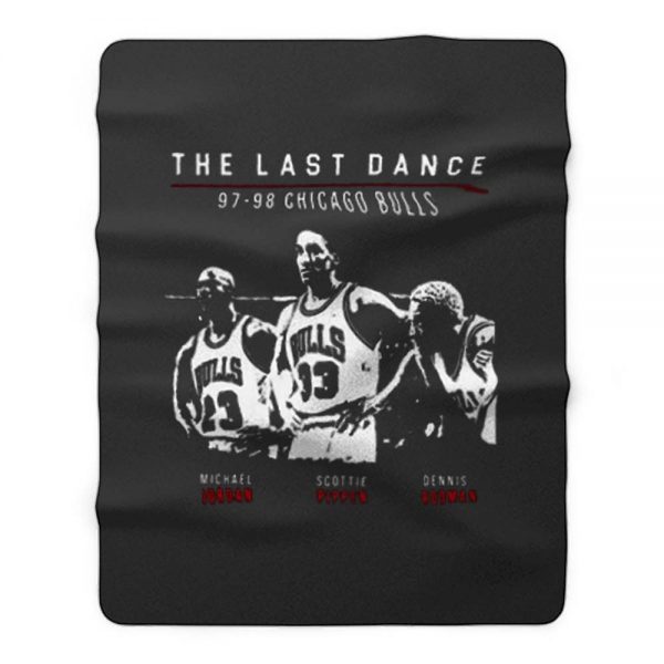 The Last Dance Chicago Bulls Fleece Blanket