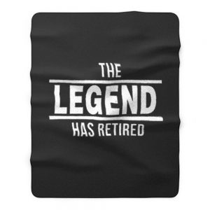 The Legend Has Retired Fleece Blanket