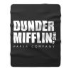 The Office Dunder Mufflin INC Paper Fleece Blanket