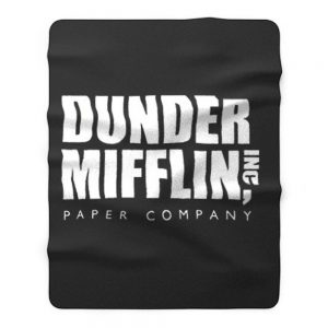 The Office Dunder Mufflin INC Paper Fleece Blanket