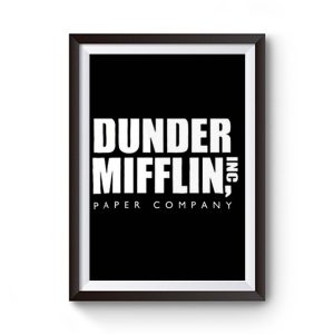 The Office Dunder Mufflin INC Paper Premium Matte Poster