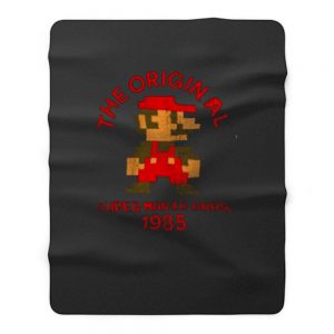 The Original Super Mario Nintendo Old But Cool Fleece Blanket