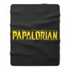 The Papalorian Mandalorian Star Wars Fleece Blanket