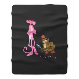 The Pink Panther Cartoon Fleece Blanket