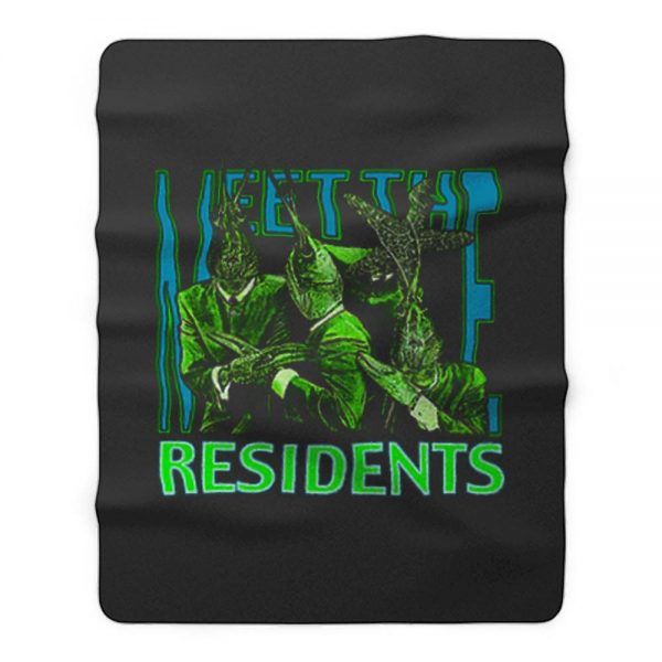 The Residents Meet The Residents Fleece Blanket