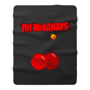 The Runaways Cherry Bomb Fleece Blanket