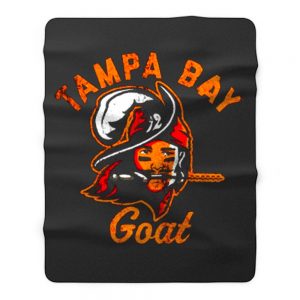 The Tampa Bay Goat Tampa Bay Buccaneers Tom Brady Fleece Blanket