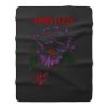 Thin Lizzy black rose Fleece Blanket