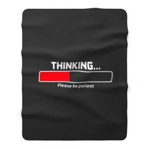 Thinking Patient Fleece Blanket