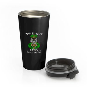 This Guy Loves St Patricks Day Stainless Steel Travel Mug