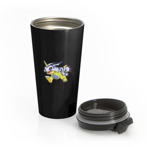 Thunder Horn Digimon Stainless Steel Travel Mug