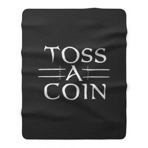 Toss A Coin Witcher Fleece Blanket