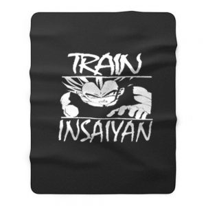 Train In Saiyan Fleece Blanket