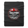 Triumph Motorcycle Fleece Blanket