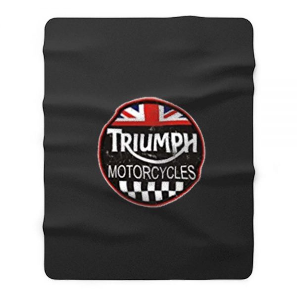 Trumph Motorcycles Fleece Blanket
