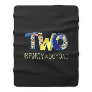 Two Infinity And Beyond Fleece Blanket