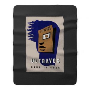 Ultravox Rage In Eden Fleece Blanket