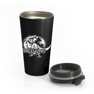 Unclesaurus Dinosaur Uncle Funny Stainless Steel Travel Mug