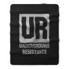 Underground Resistance Fleece Blanket