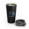 United States Cats Space Force Stainless Steel Travel Mug