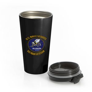 Us Navy Seabees Stainless Steel Travel Mug