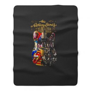 Usa The Rolling 2019 Stones No Filter Guitar Tour Fleece Blanket
