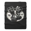 V2 Panhead 1948 1965 Fleece Blanket