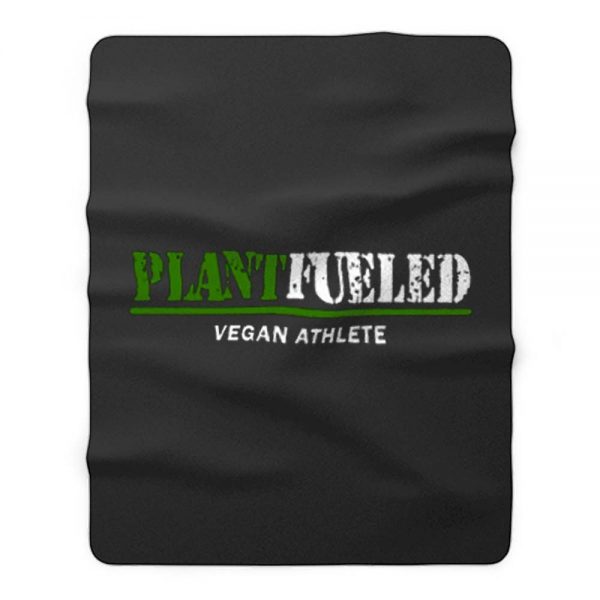 Vegan Gym PLANT FUELED Athlete Fleece Blanket